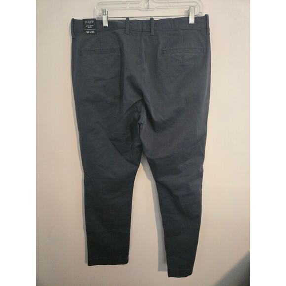 NWT J.Crew Athletic slim-fit chino pant legacy blue size 34x30 style AZ844. - Picture 2 of 4